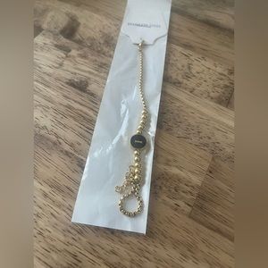 Stainless Steel Letter I initial bracelet